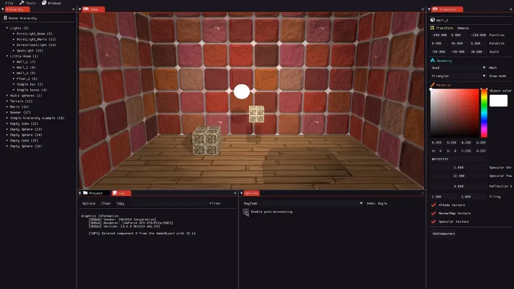 SufferEngine screenshot with lighting